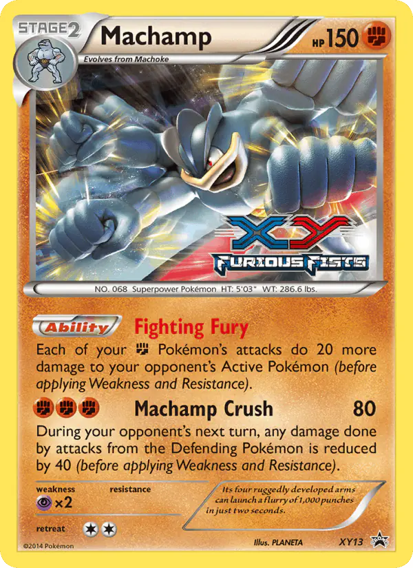 Carta Machamp XY13 de XY Black Star Promos
