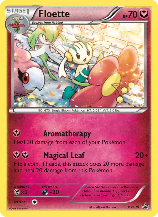 Carta Floette XY139 de XY Black Star Promos