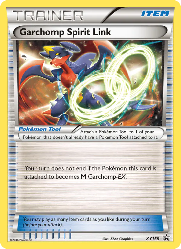 Carta Garchomp Spirit Link XY169 de XY Black Star Promos