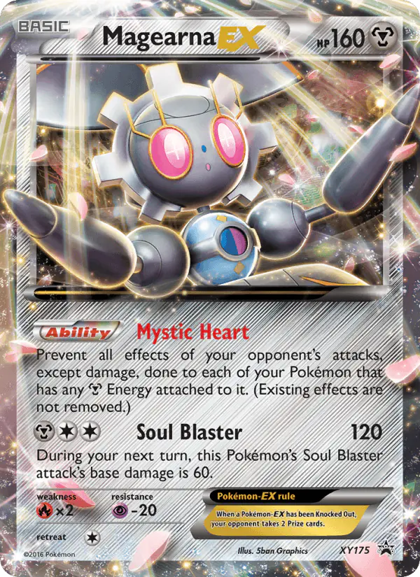 Carta Magearna-EX XY175 de XY Black Star Promos