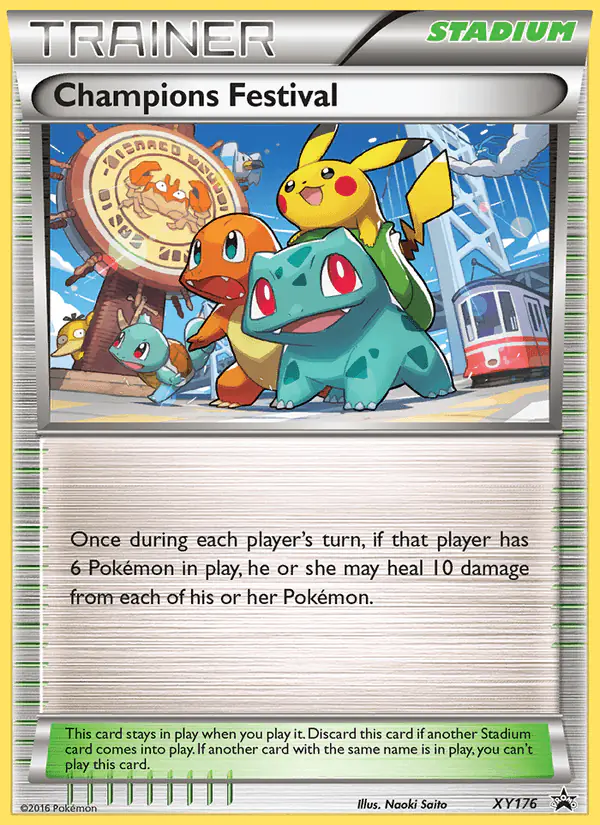Carta Champions Festival XY176 de XY Black Star Promos