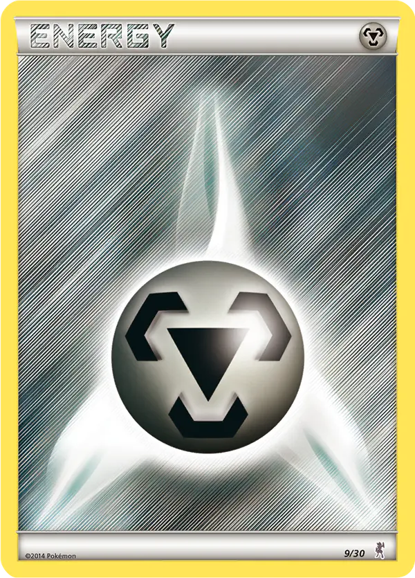 Carta Metal Energy 9/30 de XY trainer Kit (Bisharp)
