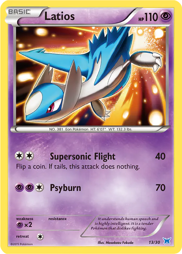 Carta Tangela 13/30 de XY trainer Kit (Latias)
