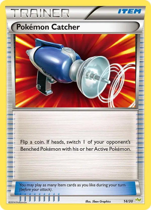 Carta Pokémon Catcher 14/30 de XY trainer Kit (Noivern)