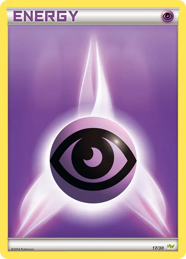 Carta Psychic Energy 17/30 de XY trainer Kit (Noivern)
