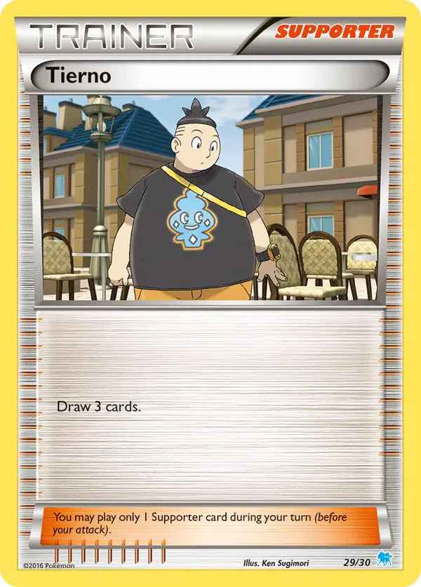 Carta Tierno 29/30 de XY trainer Kit (Suicune)