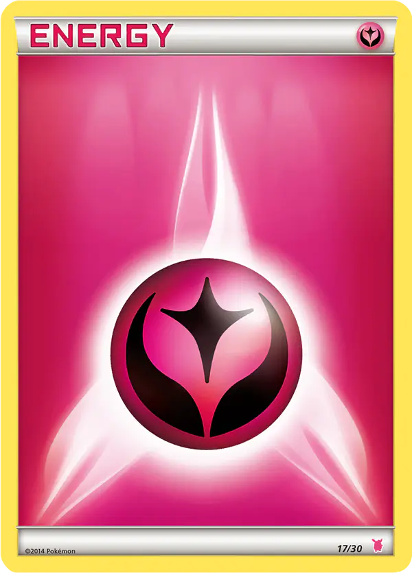 Carta Fairy Energy 17/30 de XY trainer Kit (Wigglytuff)