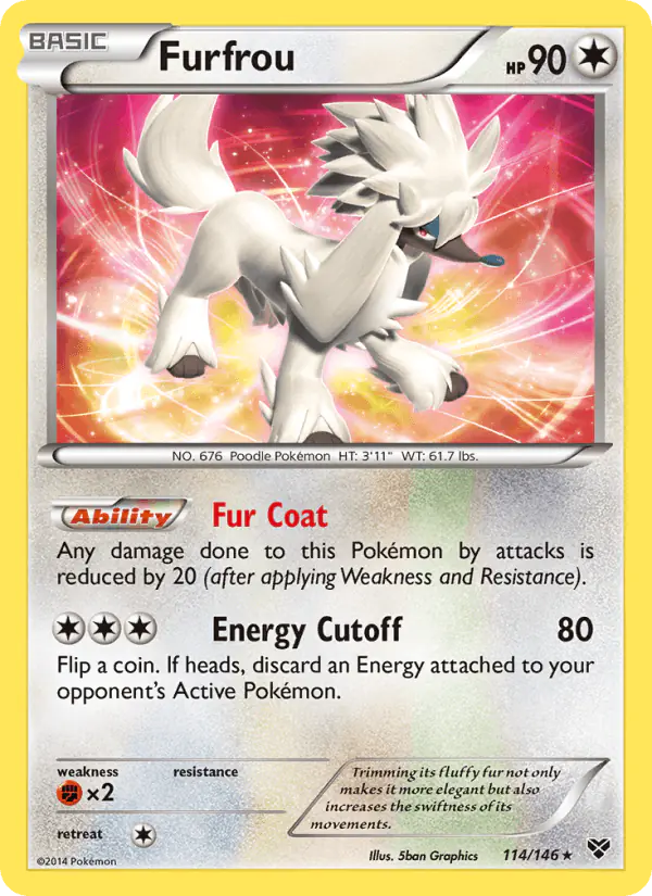 Carta Furfrou 114/146 de XY