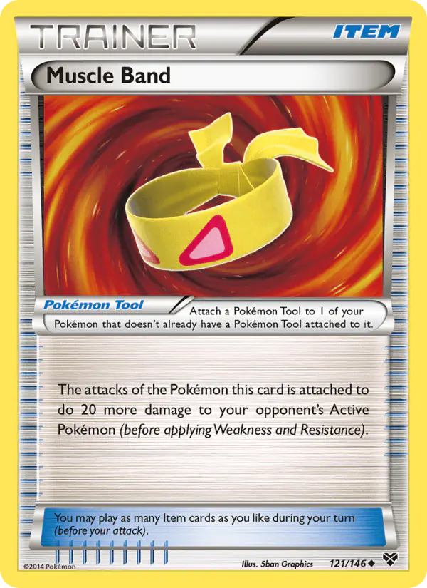 Carta Muscle Band 121/146 de XY