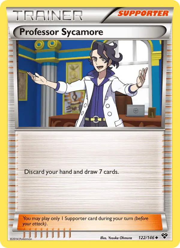 Carta Professor Sycamore 122/146 de XY