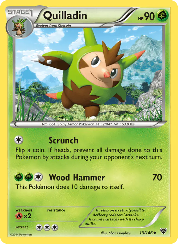 Carta Quilladin 13/146 de XY