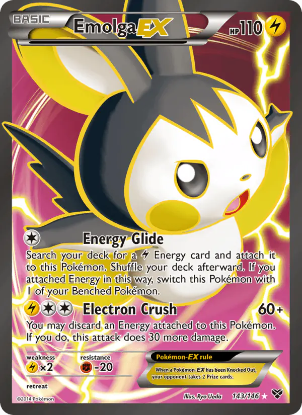 Carta Emolga EX 143/146 de XY
