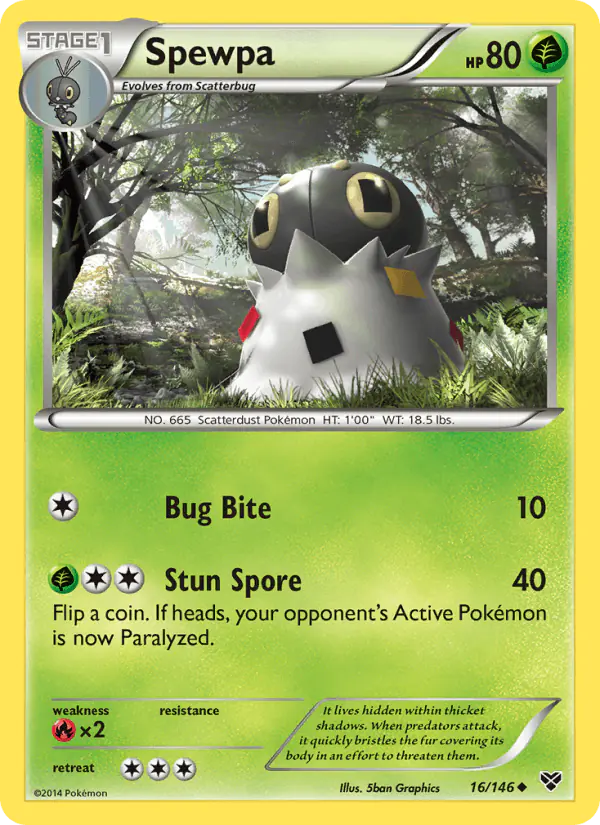 Carta Spewpa 16/146 de XY