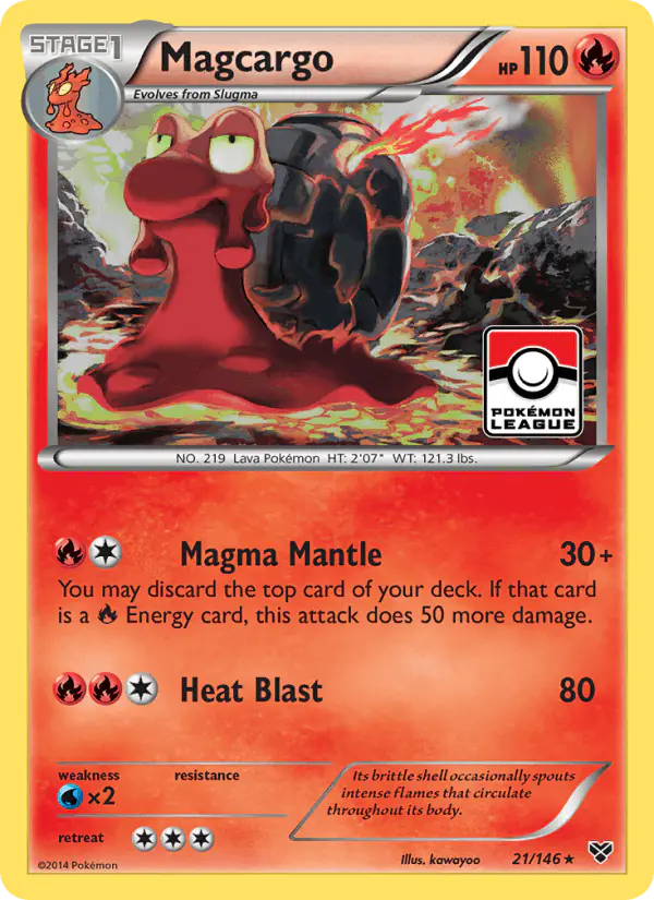 Carta Magcargo 21/146 de XY