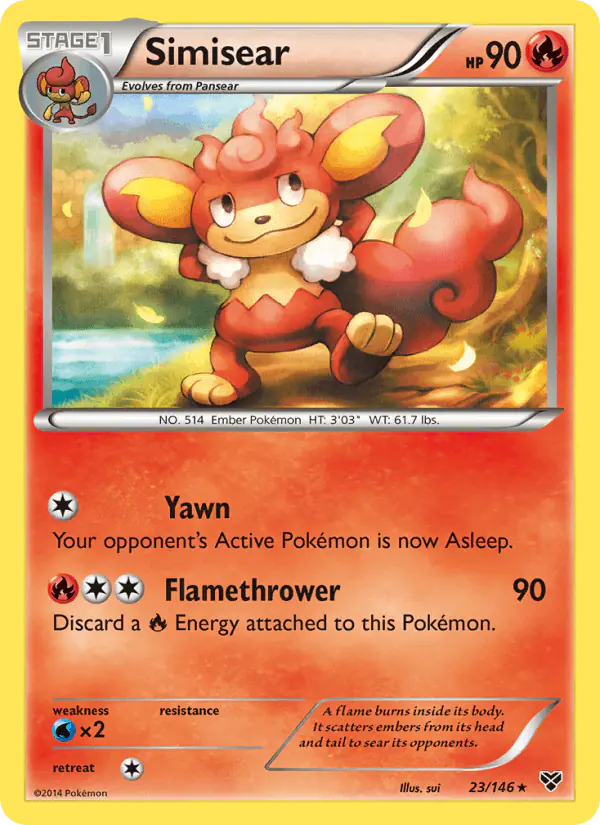Carta Simisear 23/146 de XY