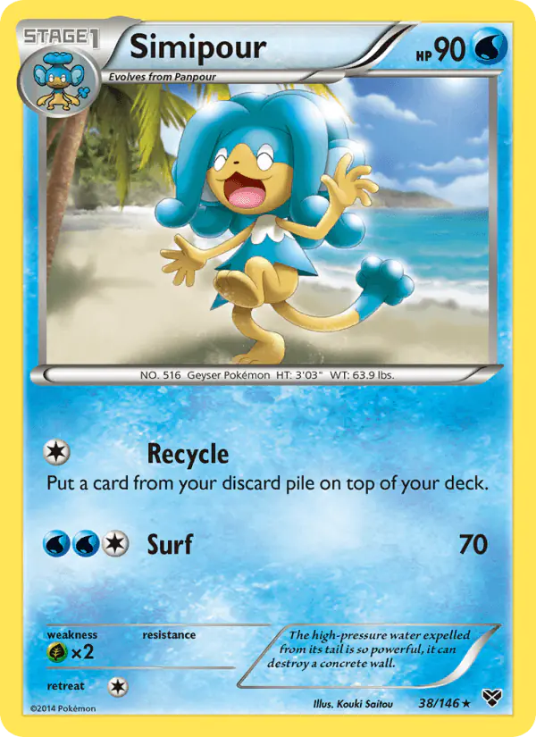 Carta Simipour 38/146 de XY