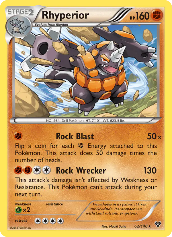 Carta Rhyperior 62/146 de XY