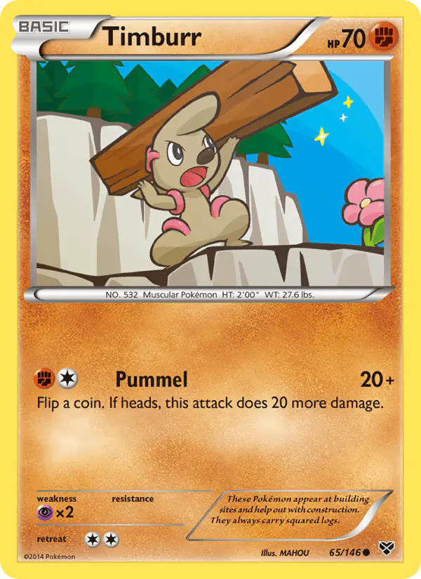 Carta Timburr 65/146 de XY