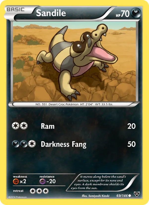 Carta Sandile 69/146 de XY