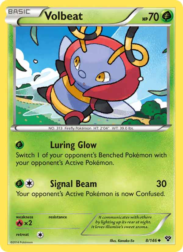 Carta Volbeat 8/146 de XY