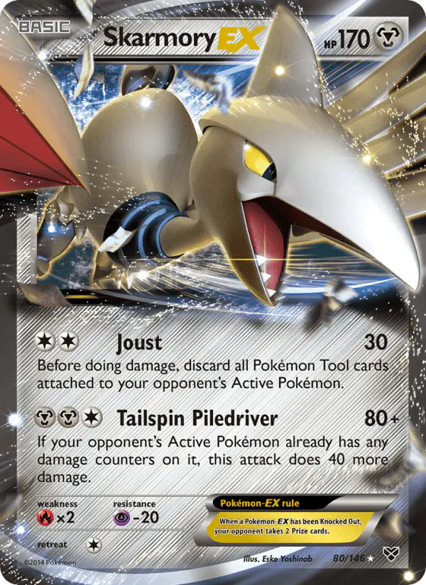 Carta Skarmory EX 80/146 de XY