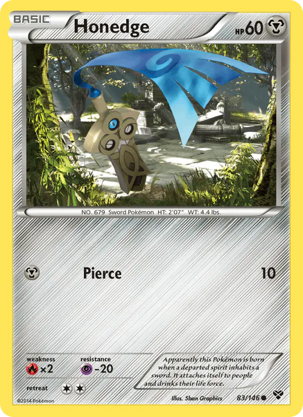 Carta Honedge 83/146 de XY