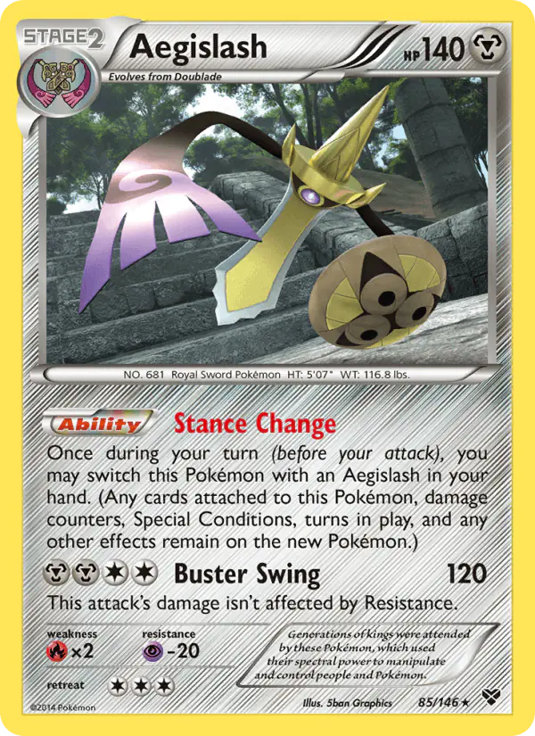 Carta Aegislash 85/146 de XY