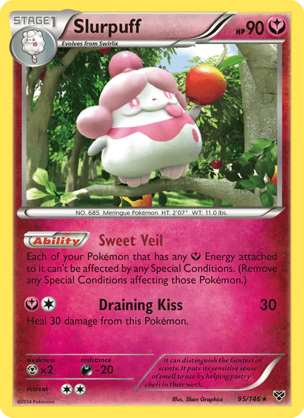 Carta Slurpuff 95/146 de XY