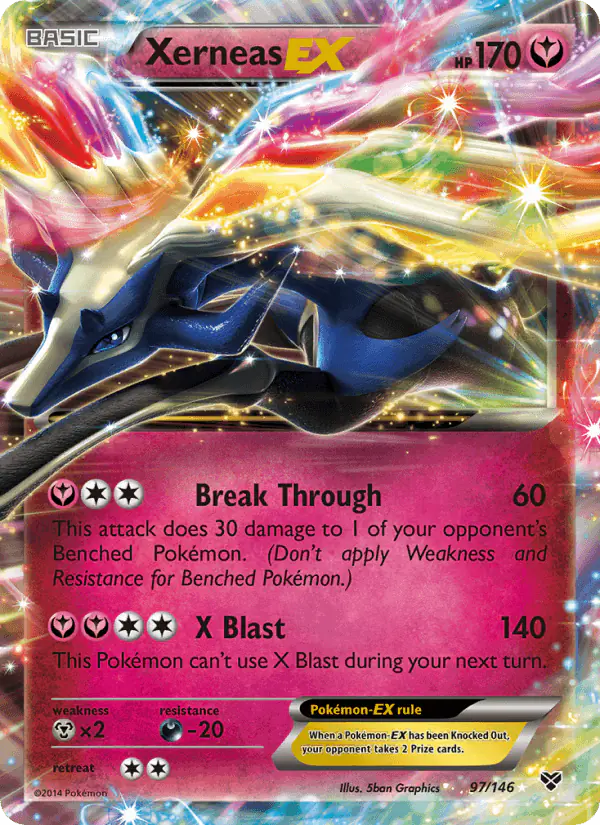 Carta Xerneas EX 97/146 de XY