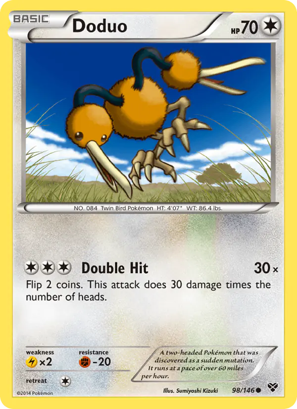 Carta Doduo 98/146 de XY
